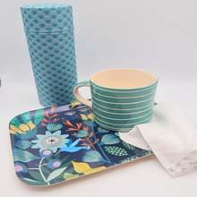 Charger l'image dans la galerie, Mug Sgrafitto - Turquoise