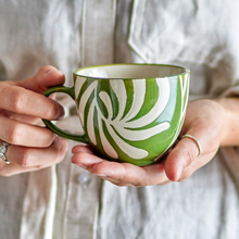 Charger l'image dans la galerie, Tasse Heikki Grès verte