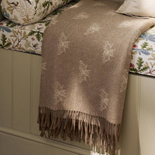 Charger l'image dans la galerie, Plaid en laine motif abeilles
