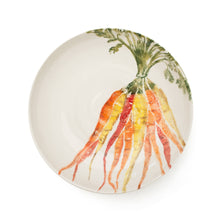Charger l'image dans la galerie, Bol à dîner en céramique artisanale avec motif carottes anciennes