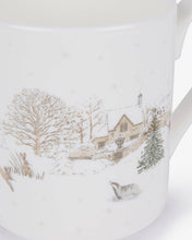 Charger l'image dans la galerie, Mug Village enneigé en porcelaine fine 275 ml | Sophie Allport