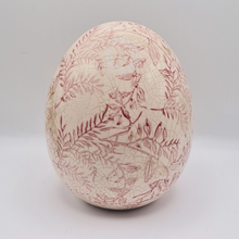 Charger l'image dans la galerie, Oeuf décoratif feuillage rose beige Clayre & Eef