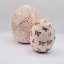 Charger l'image dans la galerie, Oeuf décoratif feuillage rose beige Clayre & Eef