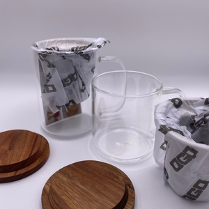 Tisanière GUSTAVE en verre 450ml