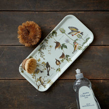 Charger l'image dans la galerie, Plateau de service motifs oiseaux de jardin 32 x 15 cm - Fabriqué en Europe
