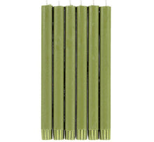 Charger l'image dans la galerie, Bougies de dîner vert olive – Lot de 6 | British Colour Standard
