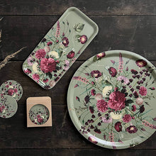 Charger l'image dans la galerie, Plateau fleuri Blossom Garden en bouleau – 32 × 15 cm
