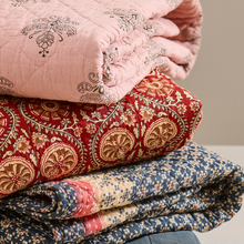 Charger l&#39;image dans la galerie, Courtepointe Bella Terracotta coton 100%
