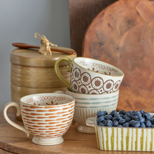 Charger l&#39;image dans la galerie, Mug Maple bleu vert en Grès
