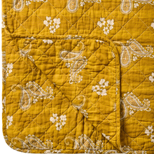 Charger l&#39;image dans la galerie, Courtepointe moutarde 100% coton
