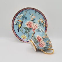 Charger l&#39;image dans la galerie, Tasse et soucoupe oiseau bleu Clayre &amp; Eef
