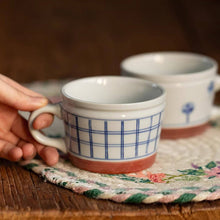 Charger l'image dans la galerie, Mug Minoyaki motif carreaux
