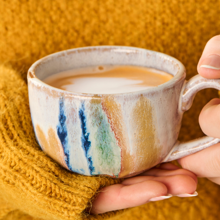 Mug Trosa bleu fait main